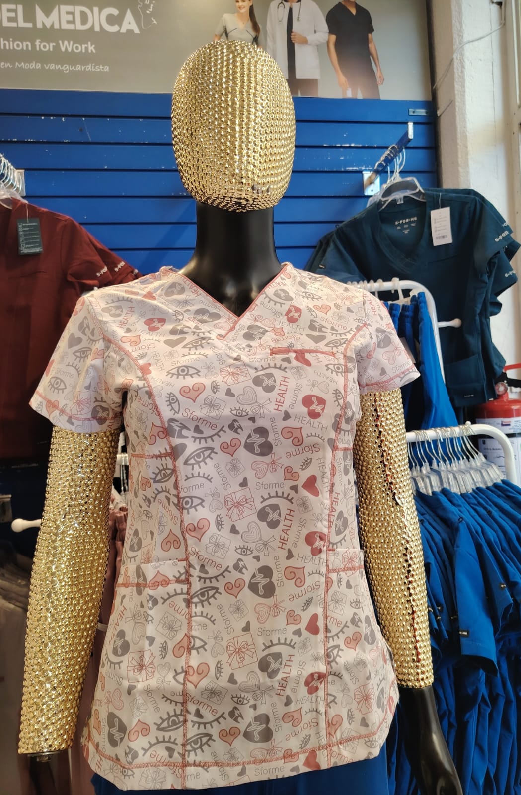 Filipina estampada sforme health Rosa