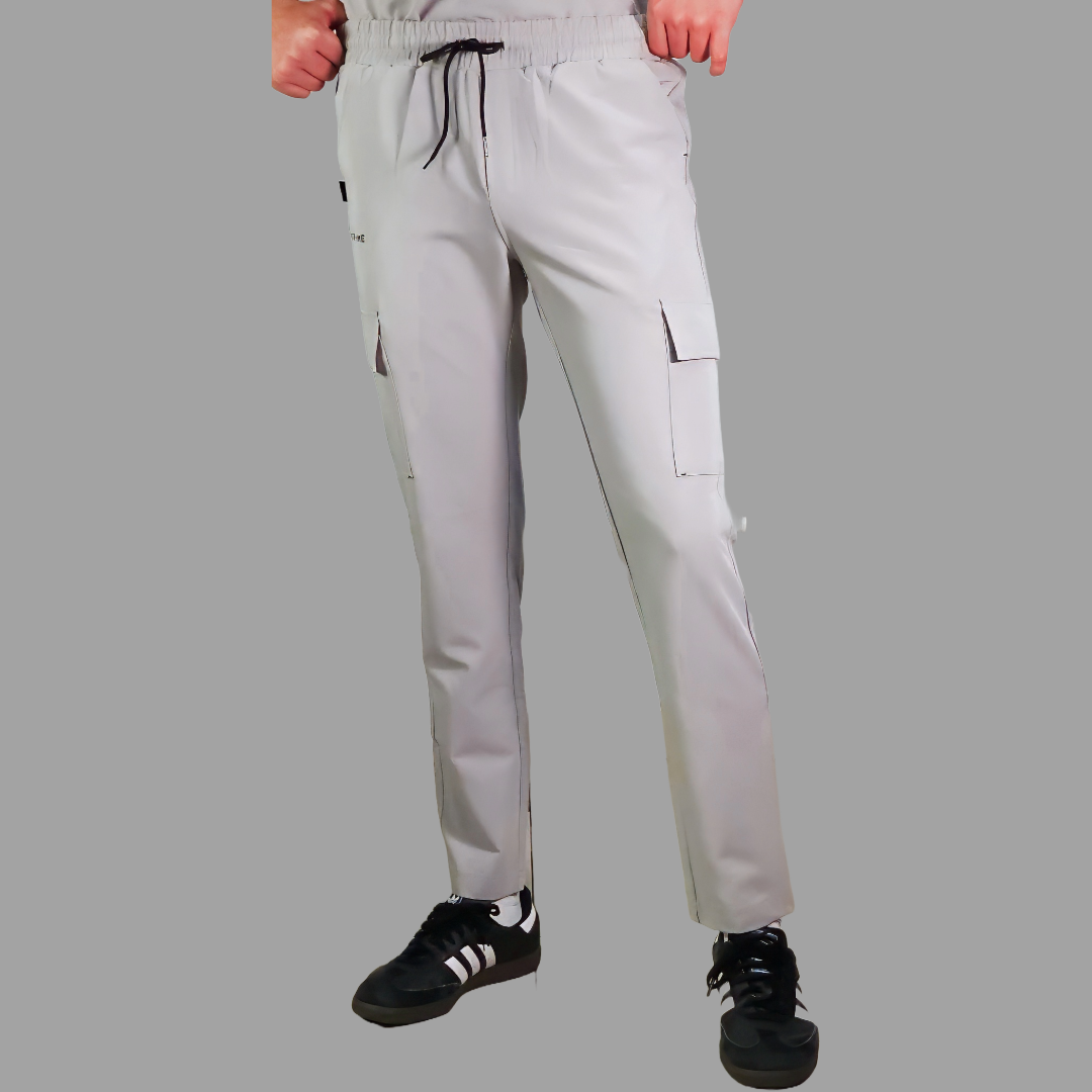 Pantalon Quirurgico Antifluido Hombre Gris Perla, Scrubs 300