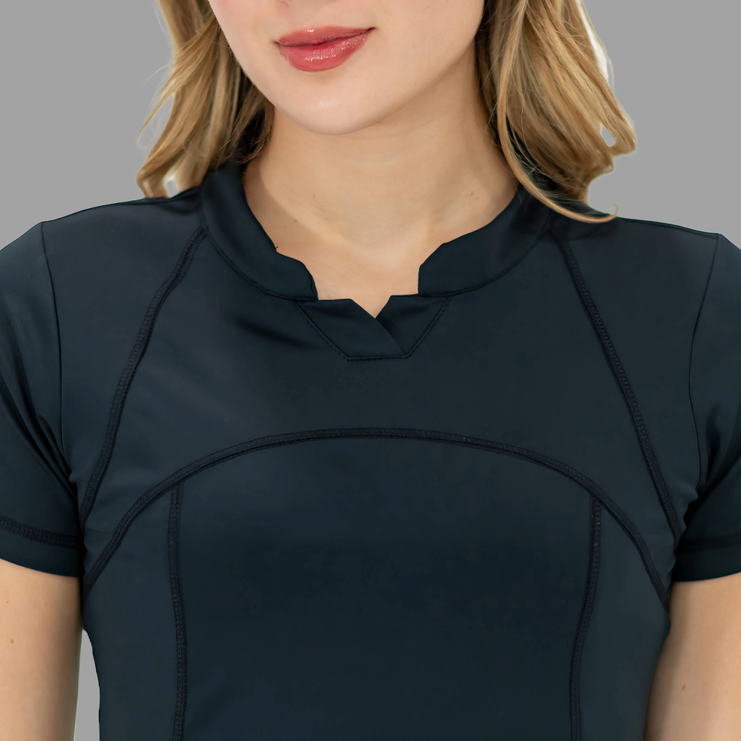 Filipina Quirúrgica 910 Azul Marino Mujer, Super Stretch, Scrubs 910