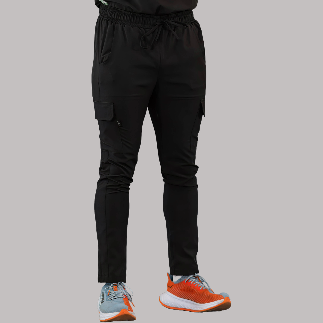 Pantalón Quirúrgico Skinny, Negro F.W Hombre, Scrubs 520