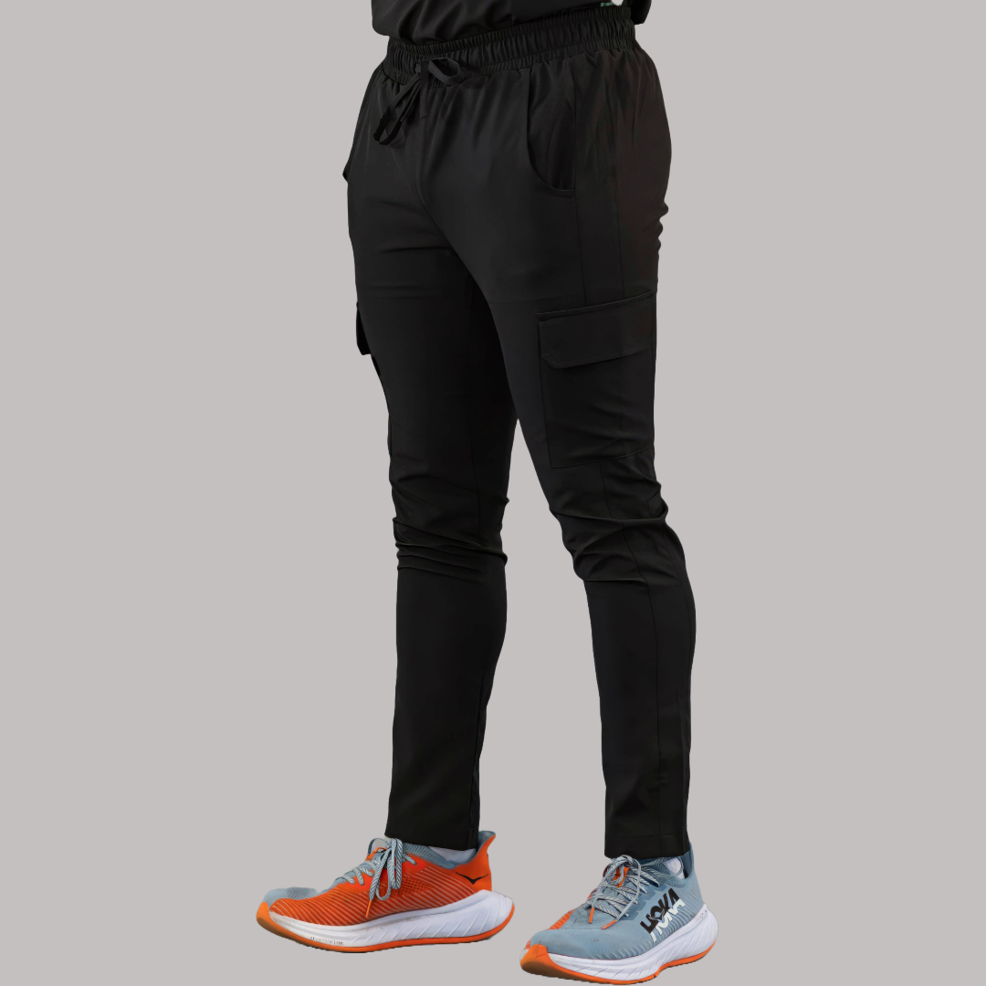 Pantalón Quirúrgico Skinny, Negro F.W Hombre, Scrubs 520