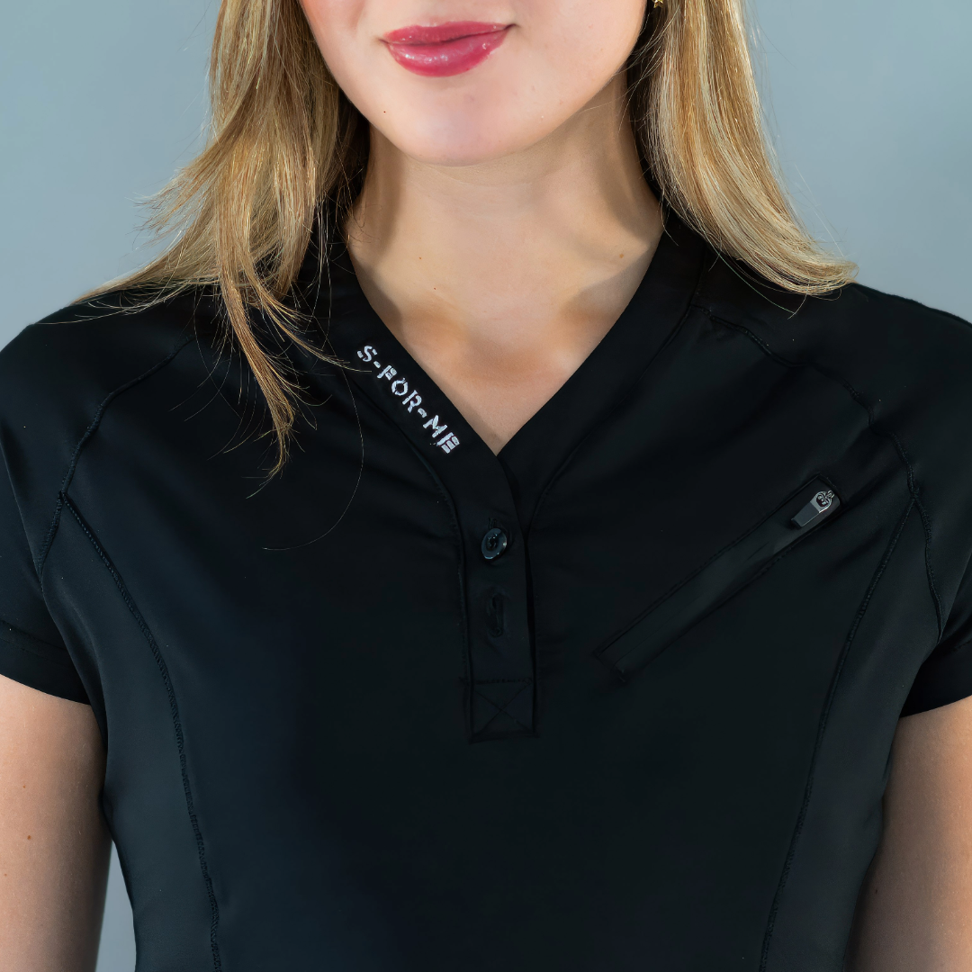 Women's scrub top 905 Black