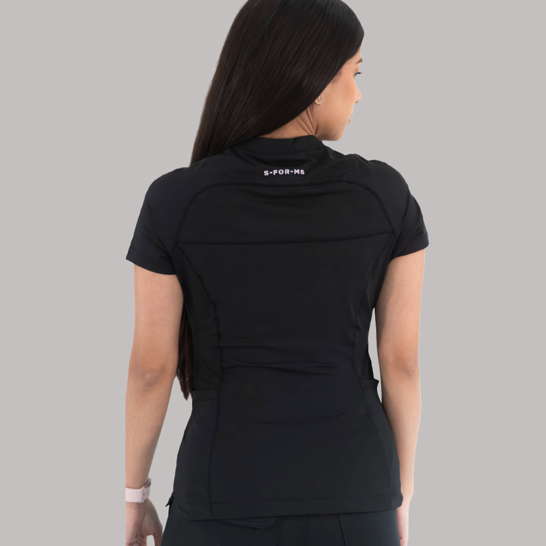 Women's scrub top 905 Black