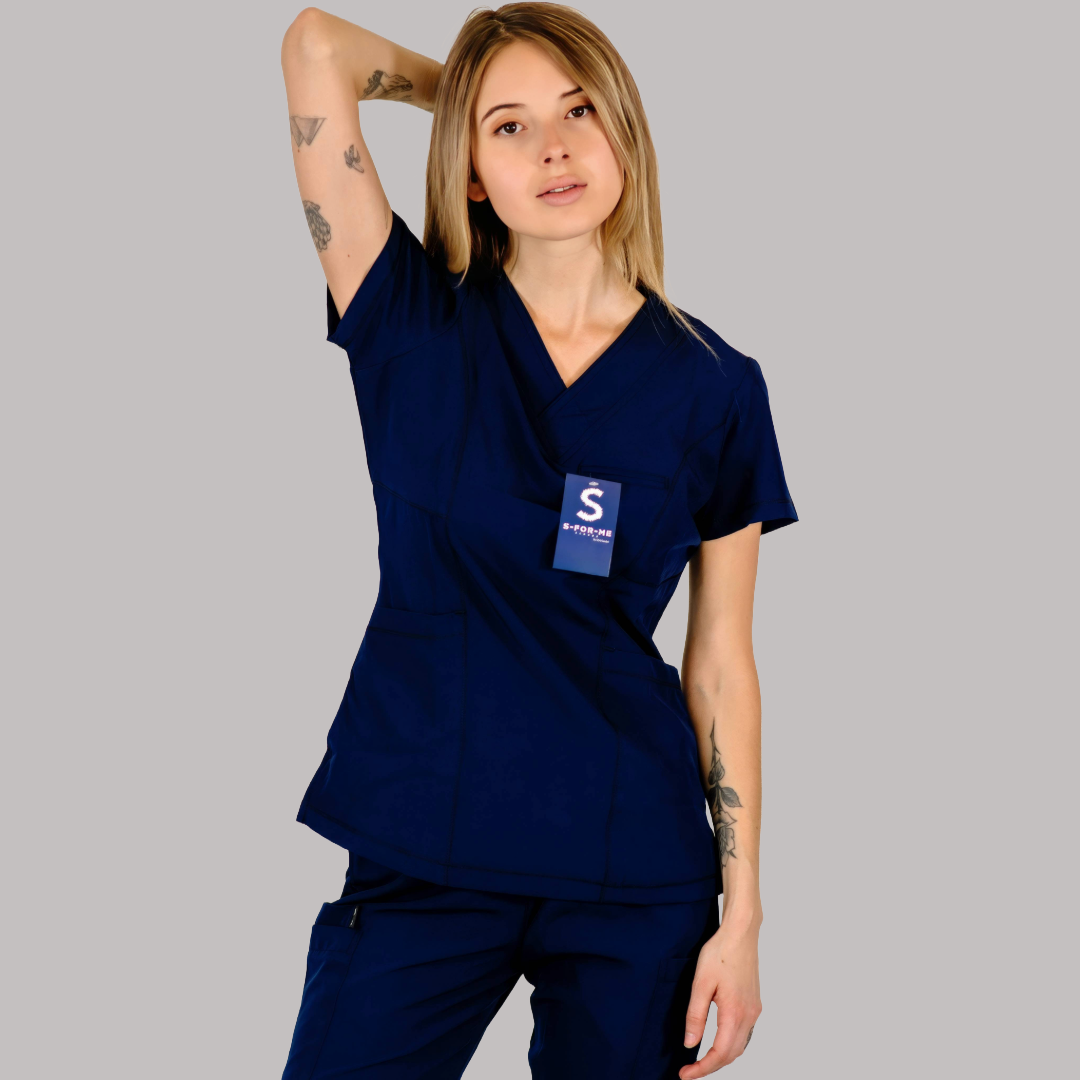 Filipina Quirúrgica Mujer Azul Mno Tono 2, Scrubs 501 FW