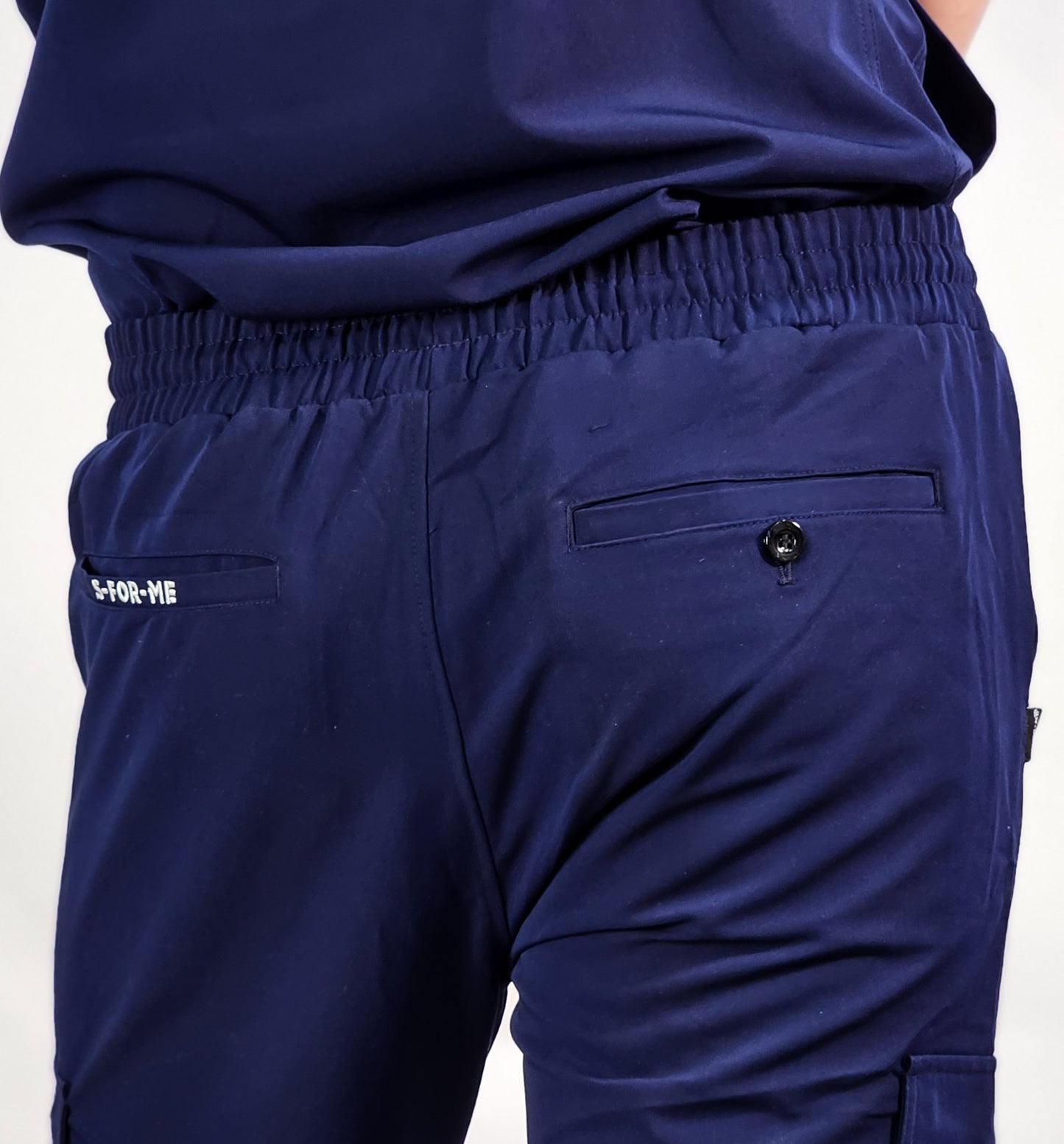 Pantalon Antifluido Hombre 300 Azul Marino