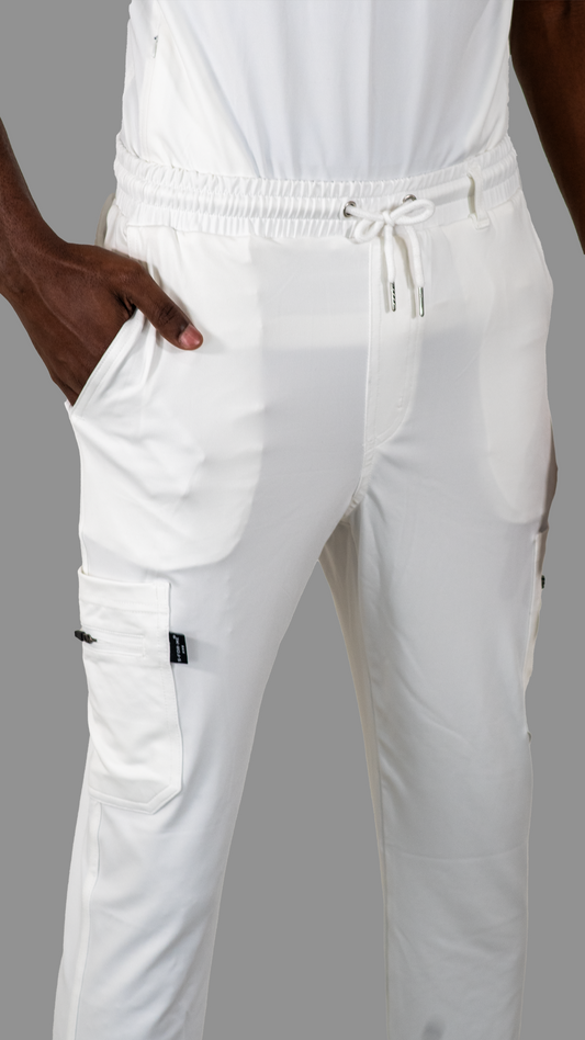 Pantalon Quirurgico  Unisex 901 Super Stretch Blanco