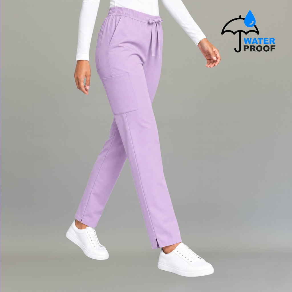 Pantalón 502  Pierna Amplia Quirúrgico Mujer Lila Antifluido Relaxed