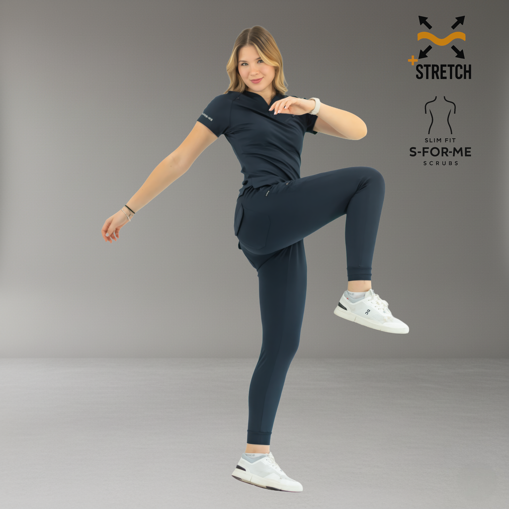 Conjunto Quirúrgico Mujer · Modelo 905 Super Stretch · Azul Marino