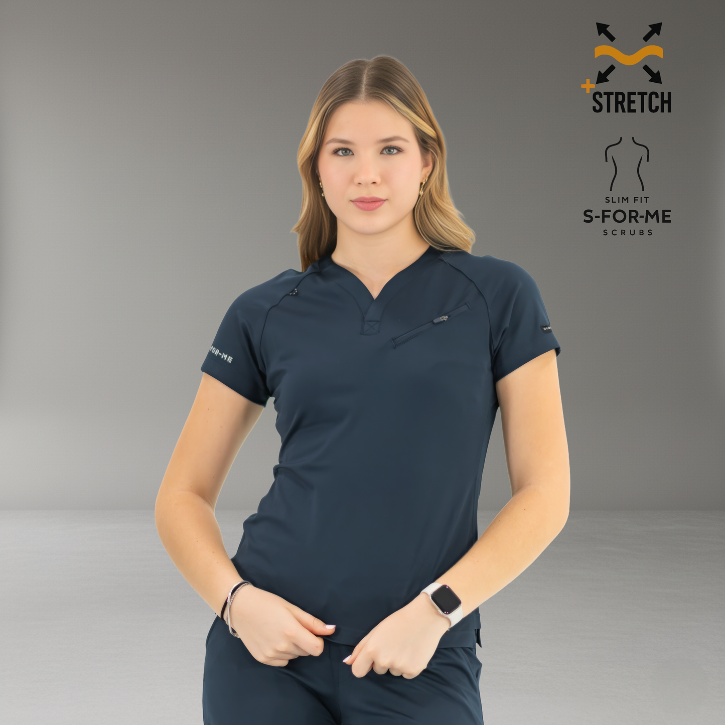scrubs medicos mujer  azul marino