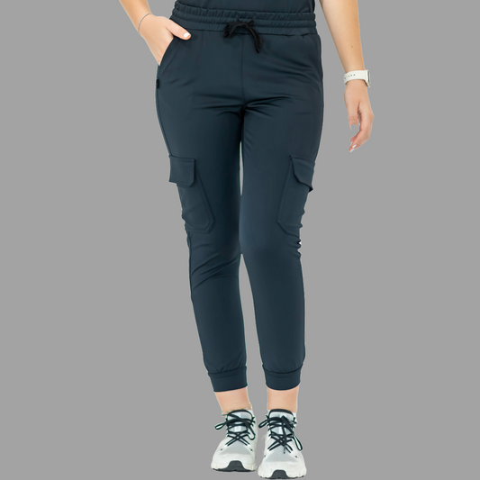 Jogger Quirúrgico 910, Azul Marino Mujer Super Stretch, Scrubs 910