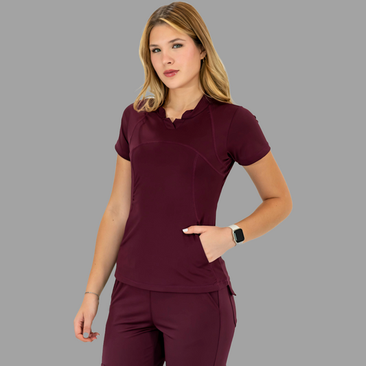 Filipina Quirúrgica Vino Mujer, Super Stretch, Scrubs 910