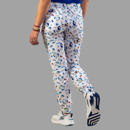Jogger estampado Love Dog 6 bolsas Mujer FW
