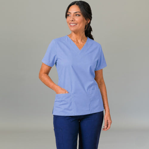 Filipina 502 Quirúrgica Mujer Azul Plumbago Antifluido FW