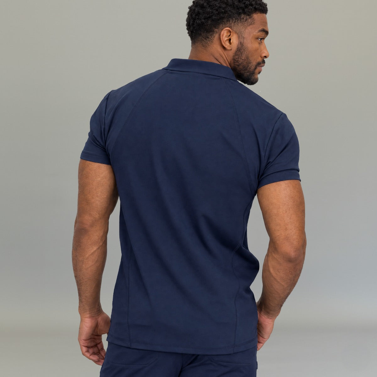 Filipina Quirúrgica Azul Marino Hombre Super Stretch 910