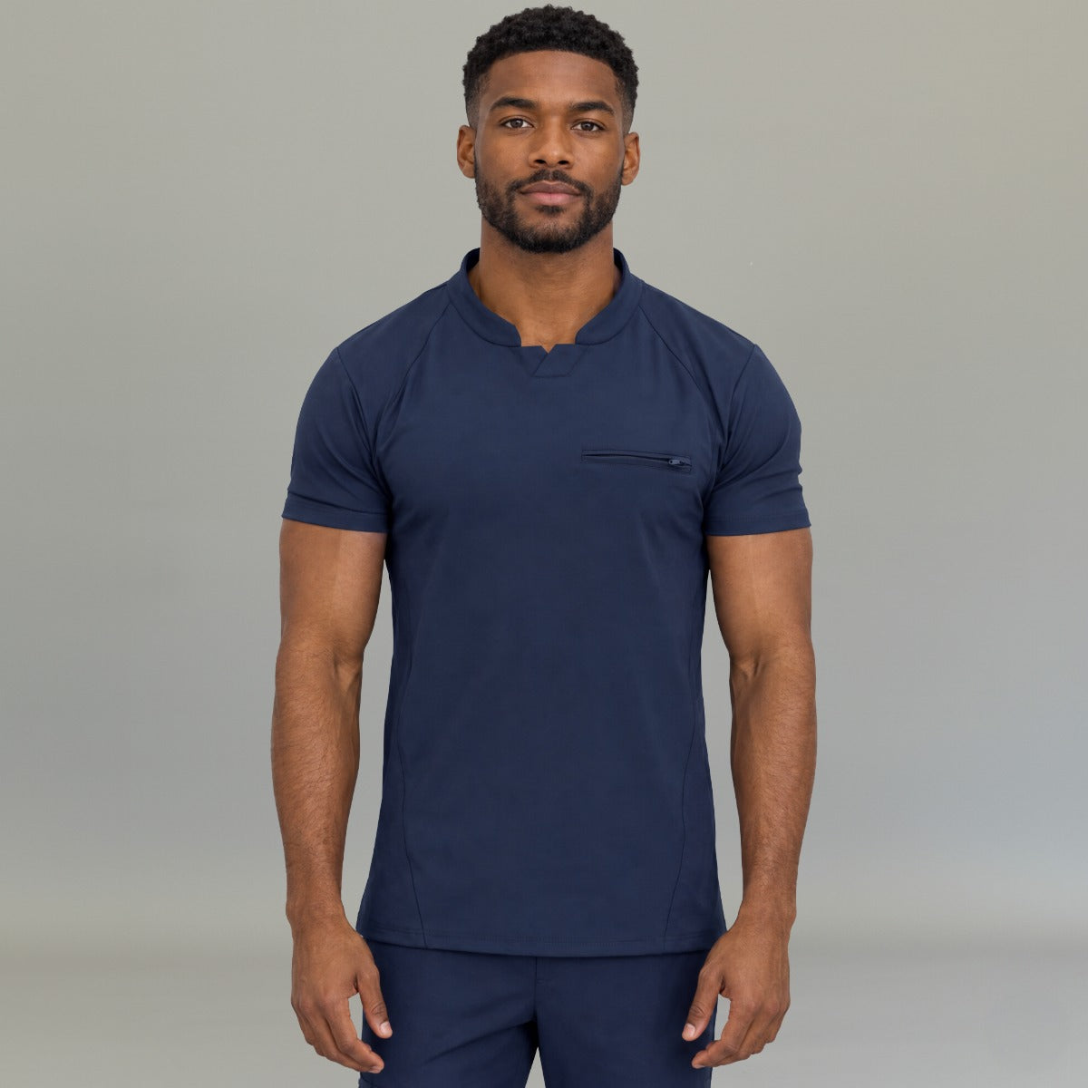 Filipina Quirúrgica Azul Marino Hombre Super Stretch 910