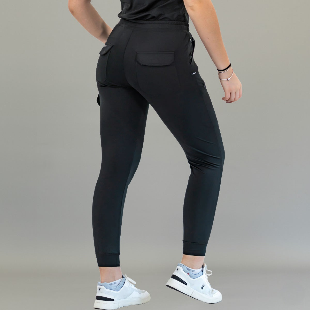 Jogger Quirúrgico Mujer Super Stretch Negro, Scrubs 905