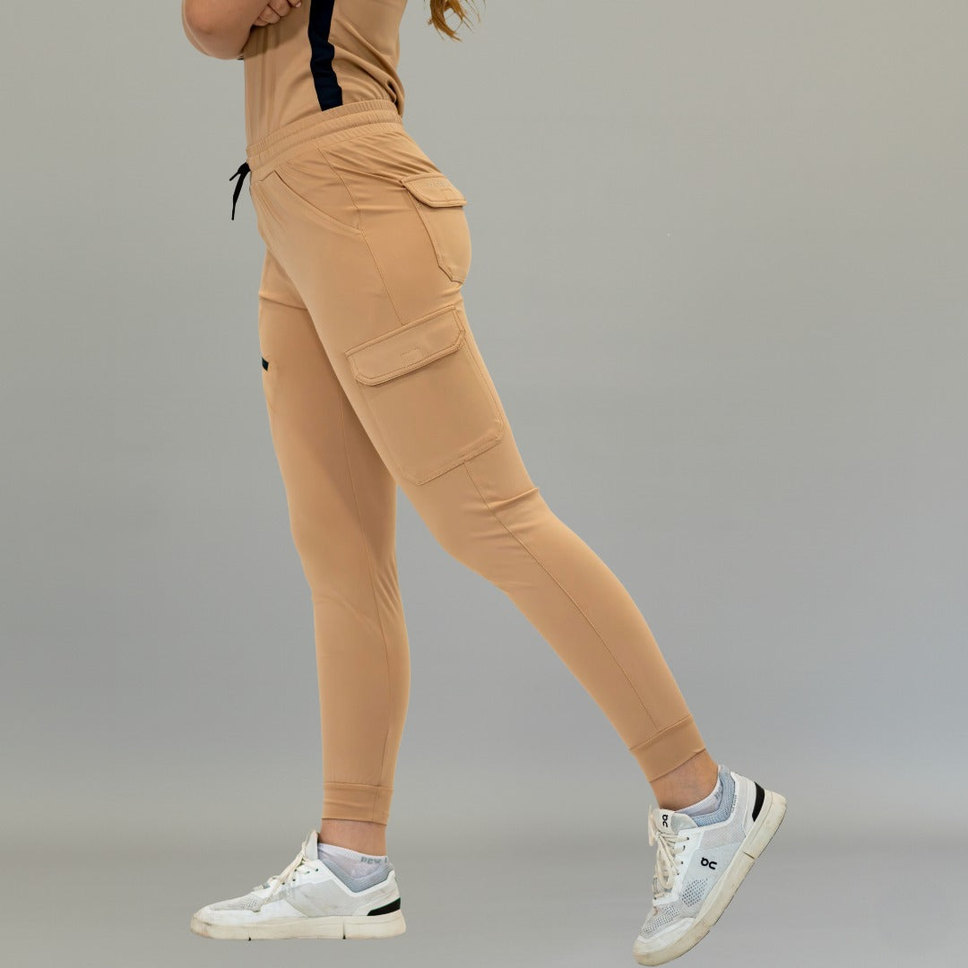 ropa quirurgica para mujer color beige