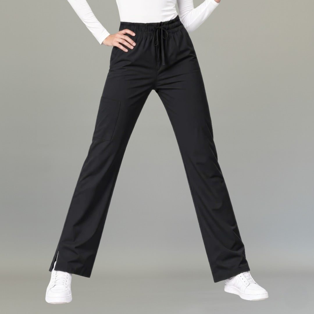 pantalon negro de mujer pose extendida