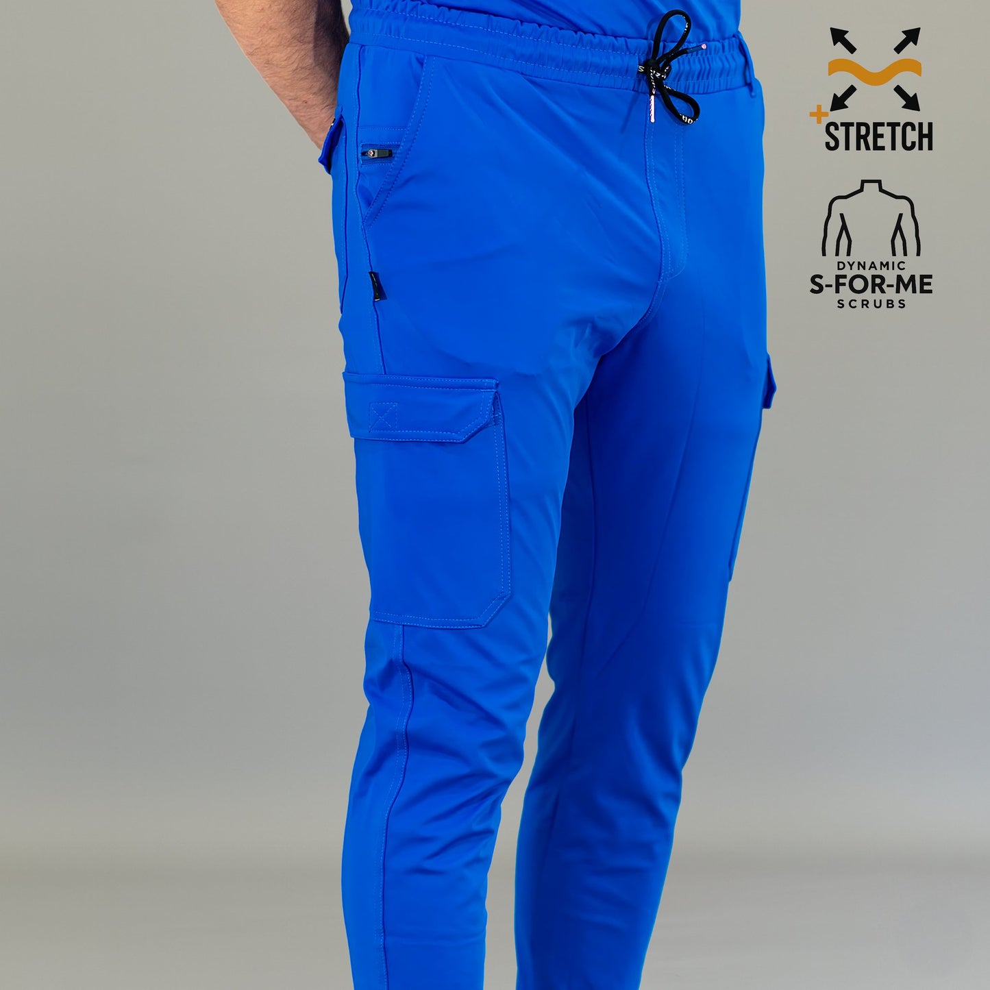 Scrub pants hombre azul rey 901 Super Stretch