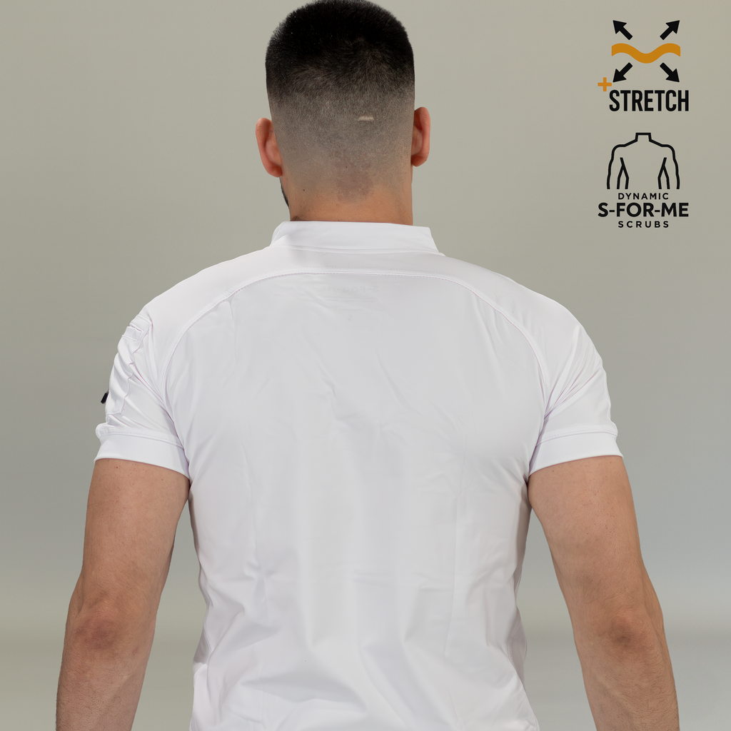 Filipina Quirúrgica Blanca Hombre, Scrubs 901 Super Stretch