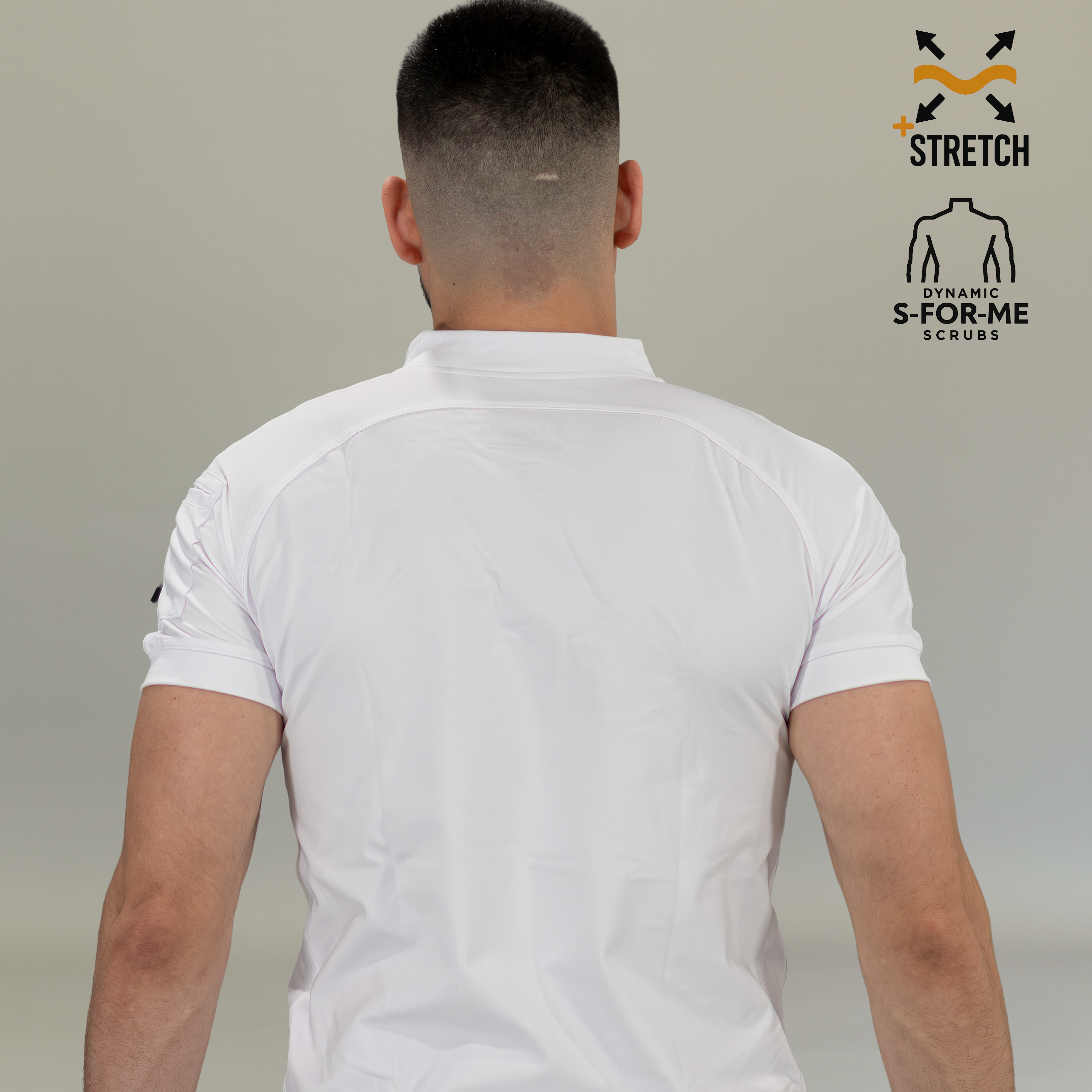 Filipina Quirúrgica Blanca Hombre, Scrubs 901 Super Stretch