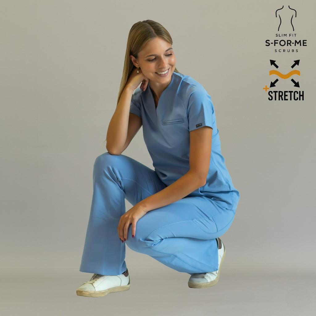 Filipina 915 plumbago - scrubs mujer para hospitales y clínicas México