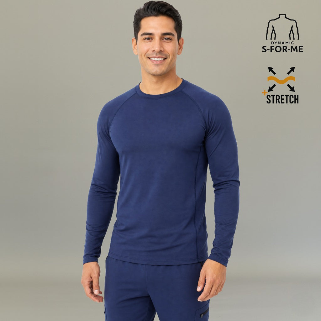Camisa Under Scrub Hombre Manga Larga | Azul Marino (Navy) Super Stretch