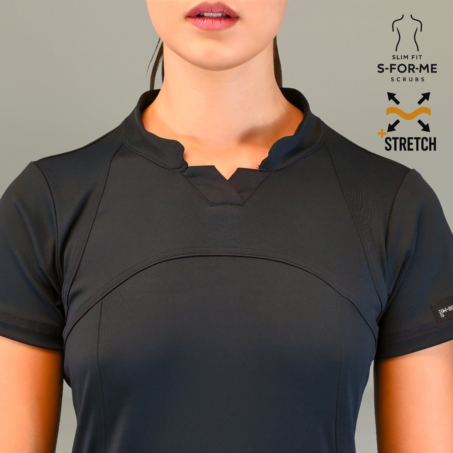 Filipina Est. 910 Quirúrgica Negra Mujer, Super Stretch, Scrubs 910