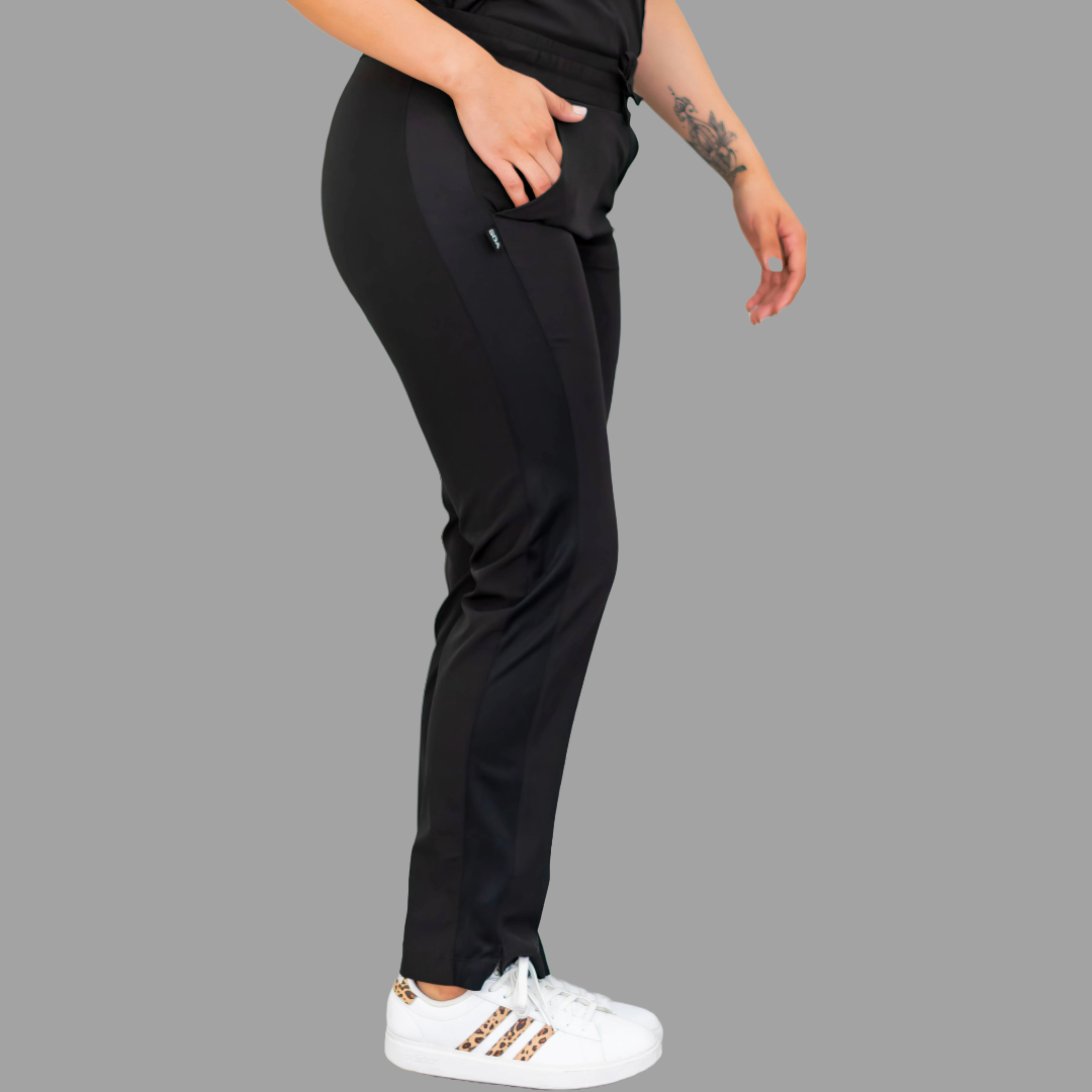 Pantalon 530 Negro Quirúrgico Relaxed, Mujer, Scrubs 530