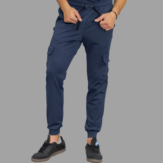 Jogger Est. 910 Quirúrgico Azul Marino Hombre Super Stretch, Scrubs Est. 910
