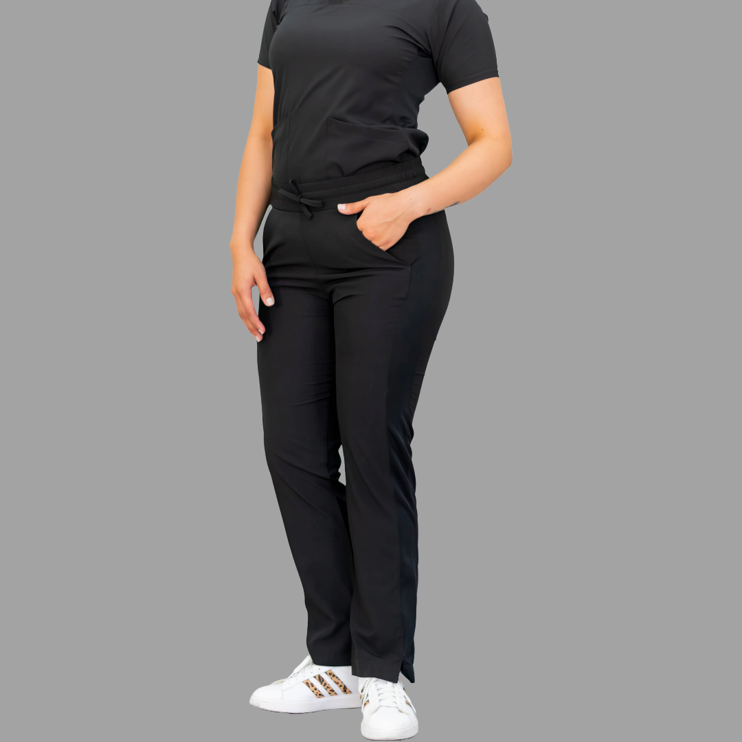 Pantalon 530 Negro Quirúrgico Relaxed, Mujer, Scrubs 530