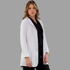bata medica alviero mujer manga larga Sandel Medica