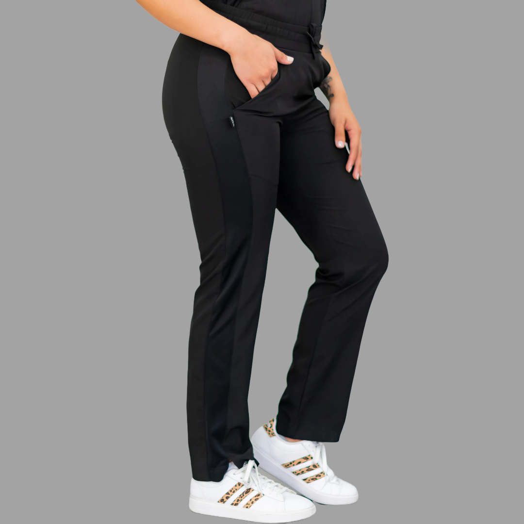 Pantalon 530 Negro Quirúrgico Relaxed, Mujer, Scrubs 530