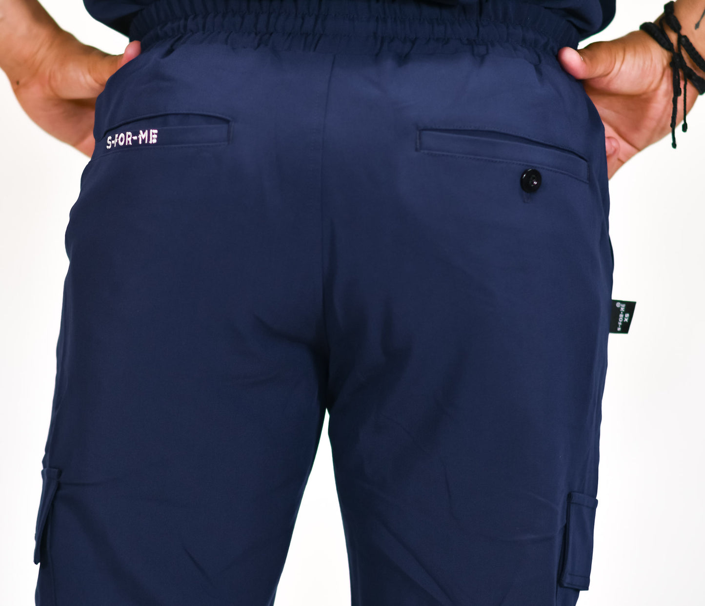 Pantalon Antifluido Hombre 300 Azul Marino