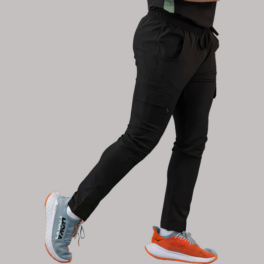 Pantalón Quirúrgico Skinny, Negro F.W Hombre, Scrubs 520