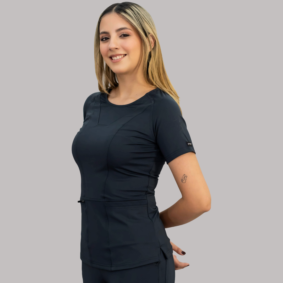 Filipina Quirurgica Negra Mujer Super Stretch, Scrubs 901
