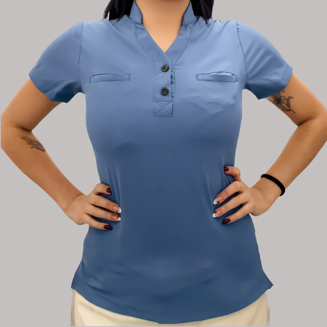 Filipina Quirúrgica Azul Plumbago, Scrubs 520