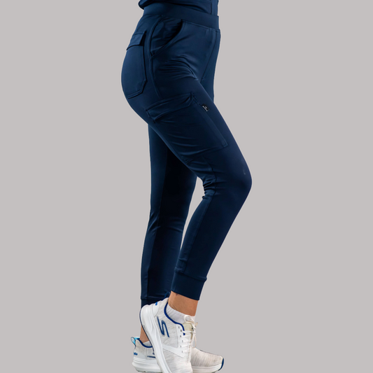 Jogger Quirúrgico, Scrubs Super Stretch Mujer 901 Azul Marino