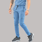 Pantalón Jogger Médico 901 Azul Aciano Super Stretch para Hombre