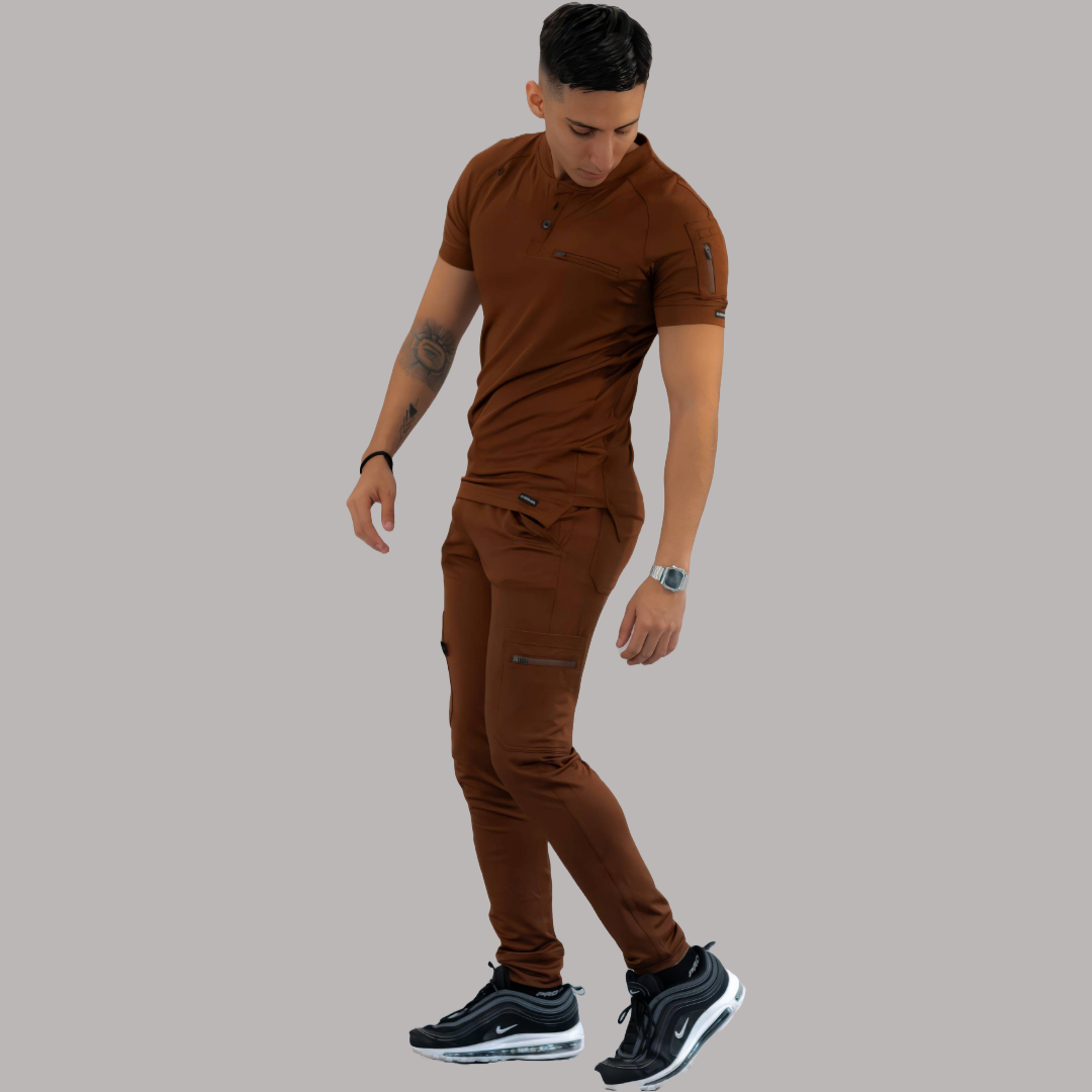 Jogger Quirúrgico Hombre Cafe, Scrubs 901