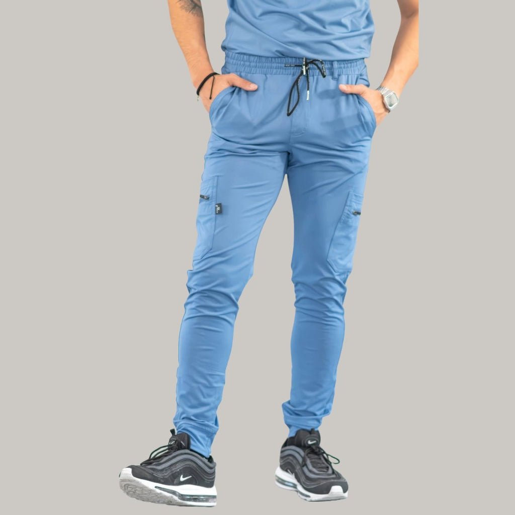 Pantalón Jogger Médico 901 Azul Aciano Super Stretch para Hombre