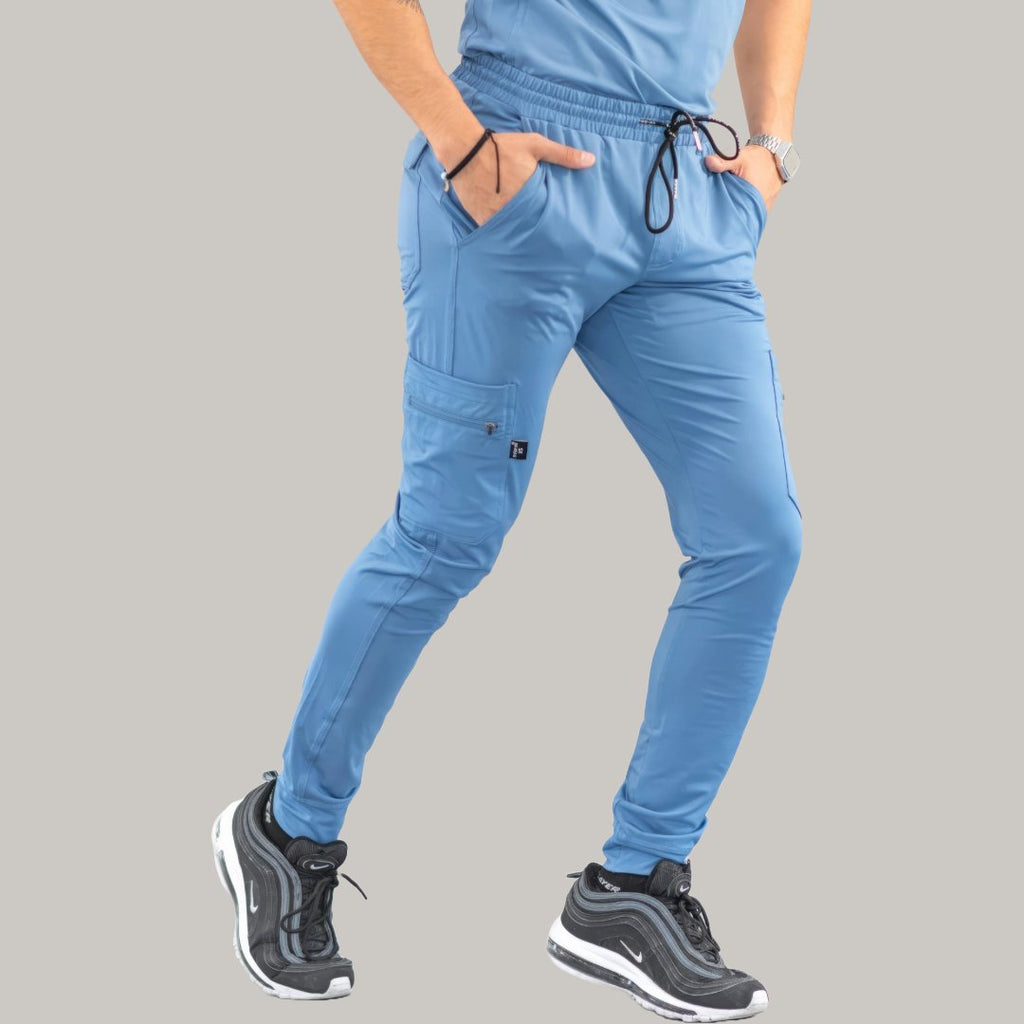 Pantalón Jogger Médico 901 Azul Aciano Super Stretch para Hombre