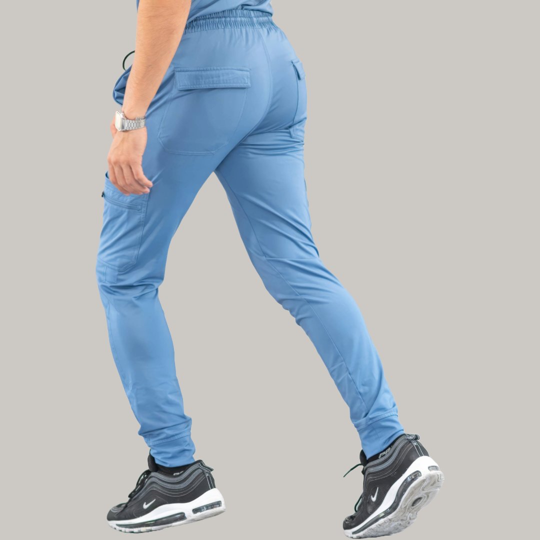 Pantalón Jogger Médico 901 Azul Aciano Super Stretch para Hombre