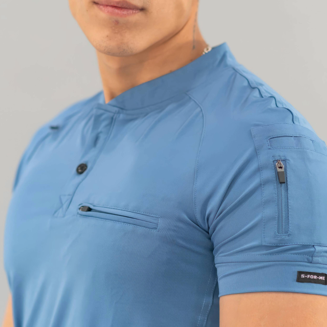 Filipina Quirúrgica Hombre Azul Plumbago, Scrubs 901