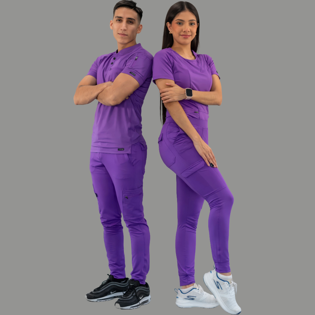 Jogger Quirúrgico Hombre Morado, Scrubs 901