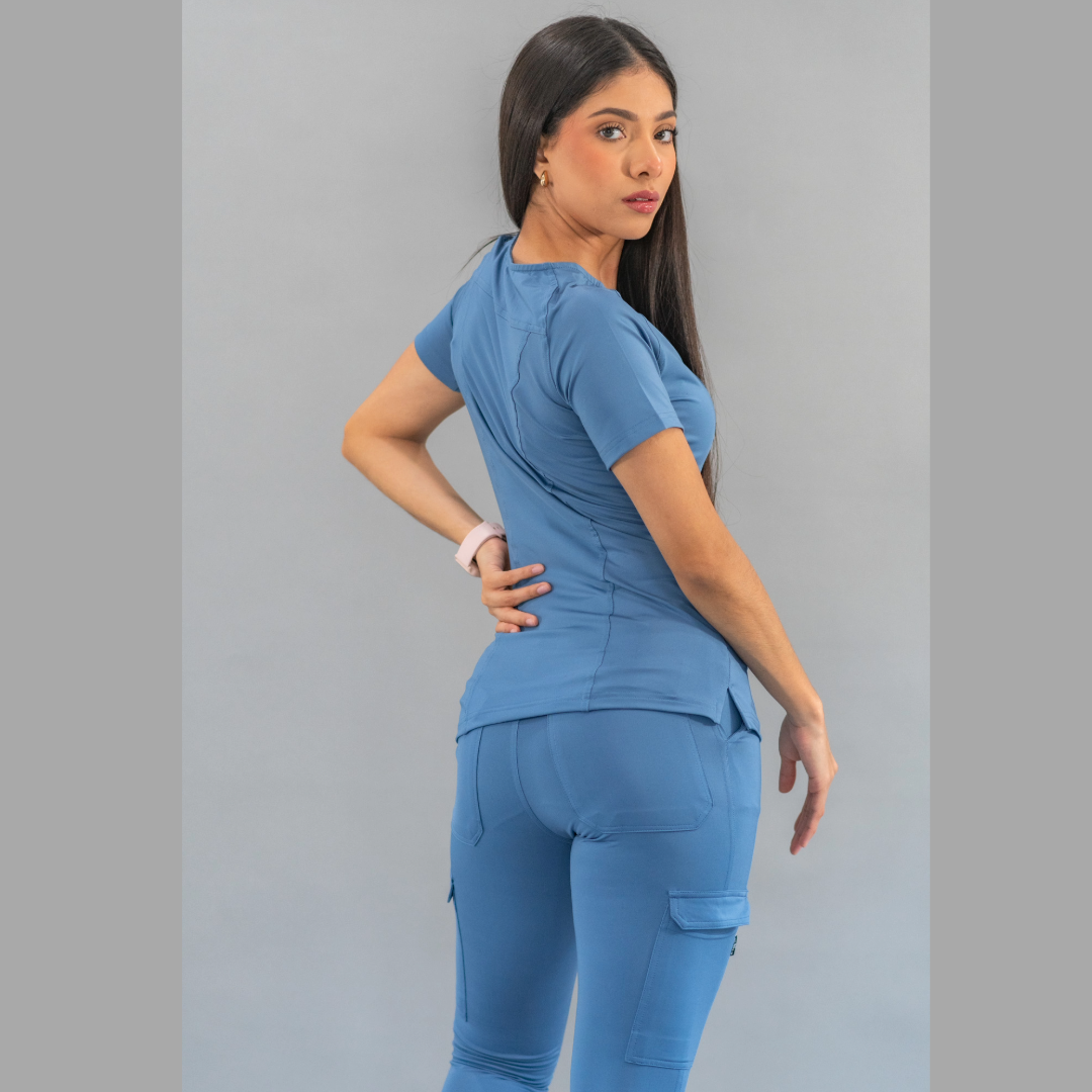 Filipina Quirúrgica, Scrubs Super Stretch Mujer 901 Cornflower