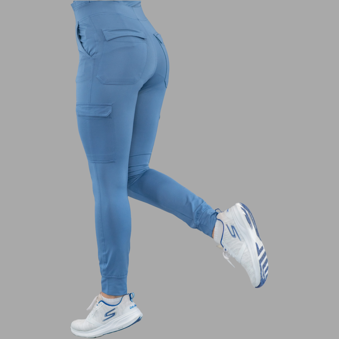 Jogger Quirúrgico, Scrubs Super Stretch Mujer 901 Azul Cornflower