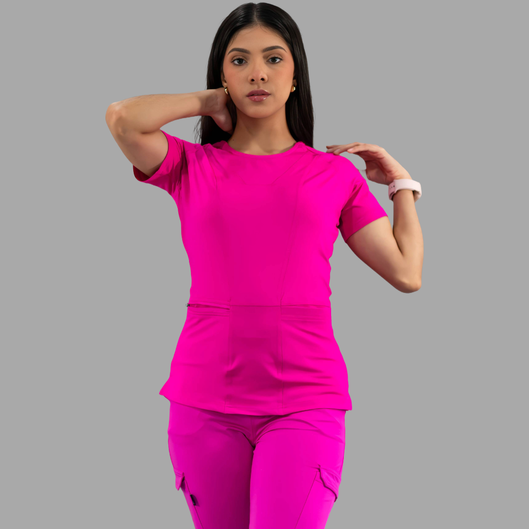Filipina Quirúrgica Mujer 901 Fucsia, Super Stretch