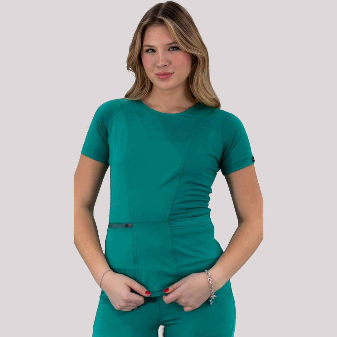 Filipina Quirurgica, Mujer 901 Verde Esmeralda Super Stretch