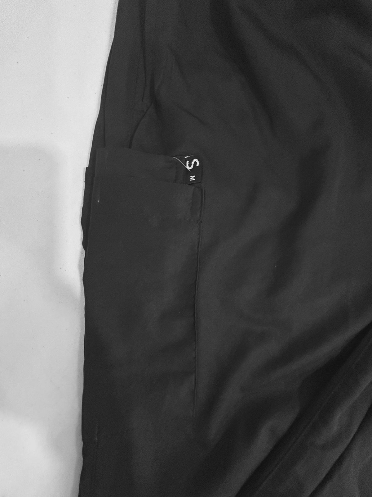 Pantalon Hombre 5 Bolsas Negro Microfibra